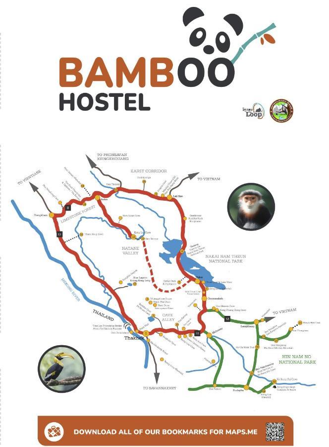 Bamboo Hostel Thakhek Exterior photo
